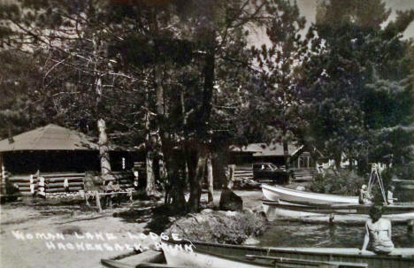 Woman Lake Lodge, Hackensack Minnesota, 1940's