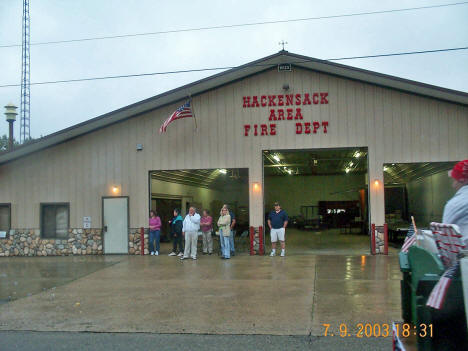 Hackensack Area Fire Department, Hackensack Minnesota, 2003