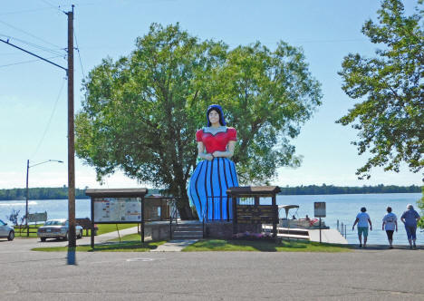Statue of Paul Bunyan's Sweetheart, Lucette, Hackensack Minnesota, 2020