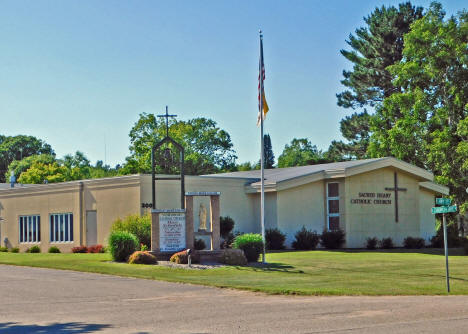 Sacred Heart Catholic Church, Hackensack Minnesota, 2020