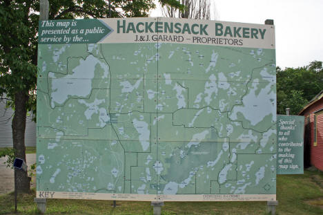 Sign, Hackensack Minnesota, 2008