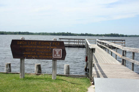 Birch Lake Fishing Pier, Hackensack Minnesota, 2008