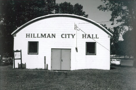 City Hall, Hillman Minnesota, 2003