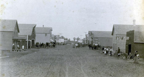 Main Street looking east, Isanti, Minnesota, 1903