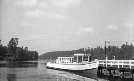 Tour boat on Lake Itasca Minnesota, 1952