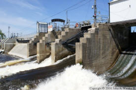 Little Falls Dam on the Mississippi River