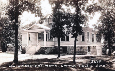 Colonel Lindbergh's Home, Little Falls Minnesota, 1936