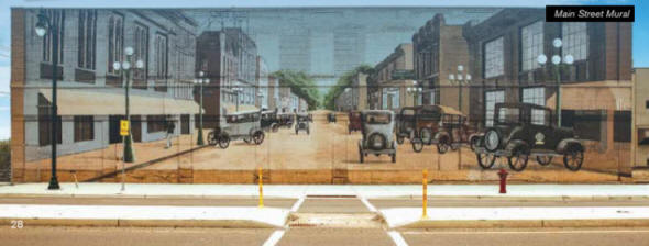 Main Street Mural, Little Falls Minnesota