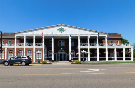 Former Pine Edge Inn, now a board and care home, Little Falls Minnesota, 2020