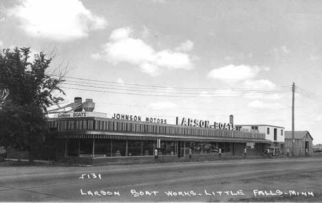 Larson Boat Works, Little Falls Minnesota, 1950