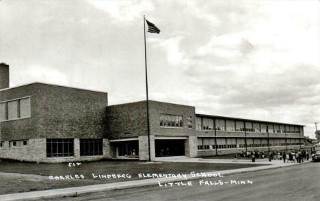 Charles Lindbergh Elementary School, Little Falls Minnesota, 1940's