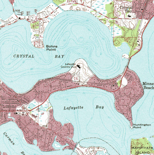 Topographic map of the Minnetonka Beach Minnesota area