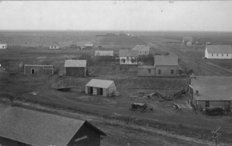 Town view, Norcross, Minnesota, 1907
