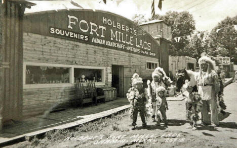 Holbert's Fort Mille Lacs Souvenirs Shop, Onamia Minnesota, 1950's
