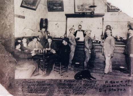 Plato Saloon, Plato Minnesota, 1916