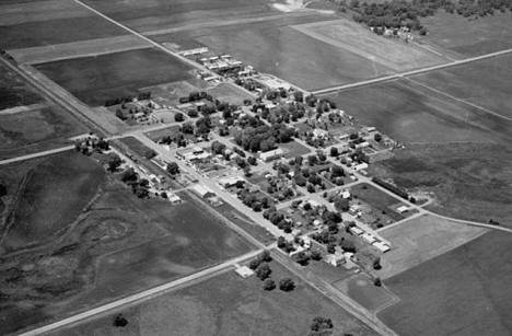 Aerial view, Plato Minnesota, 1969