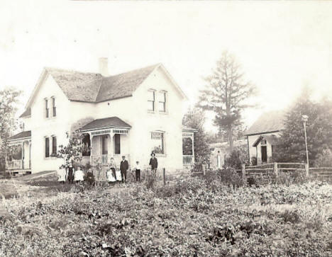 House in Swanville Minnesota, December 17th, 1900