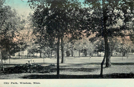City Park, Windom Minnesota, 1910's
