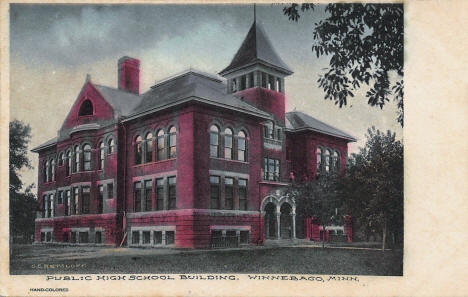 High School, Winnebago Minnesota, 1907