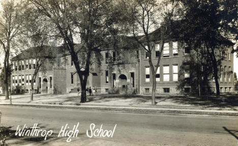Winthrop High School, Winthrop Minnesota, 1940's
