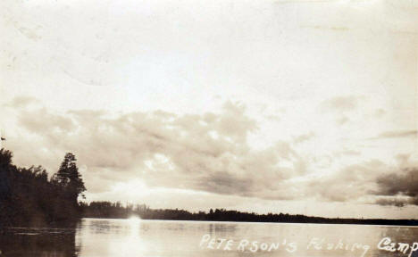 Petersons Fishing Camp, Winton Minnesota, 1934