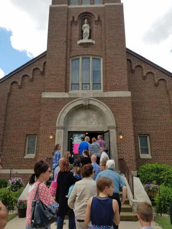 Final Mass at St. Martin Catholic Church, Woodstock Minnesota, June 24, 2017