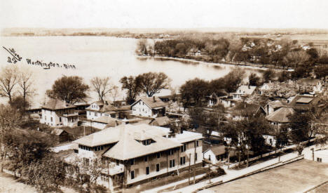 Birds eye view, Worthington Minnesota, 1935