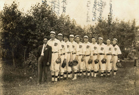 Baseball Team, Wrenshall, Minnesota, 1909
