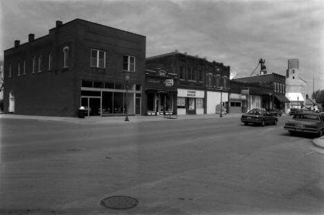 West side of Gold Street looking northwest, Wykoff Minnesota, 1994