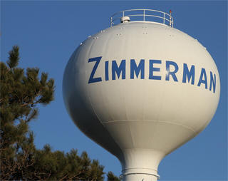 Water Tower, Zimmerman Minnesota