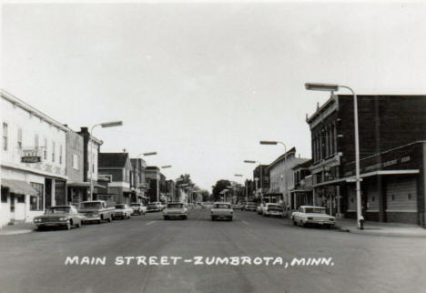 Main Street, Zumbrota Minnesota, 1960's