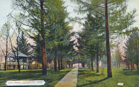 City Park, Zumbrota Minnesota, 1910's