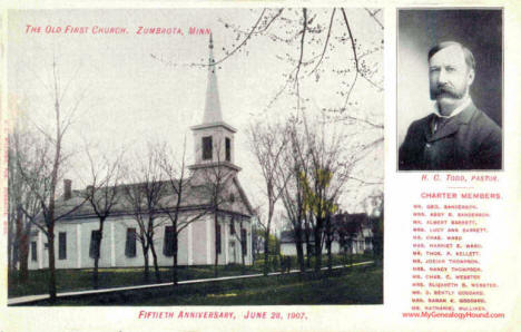 50th Anniversary, Old First Church, Zumbrota Minnesota, 1907