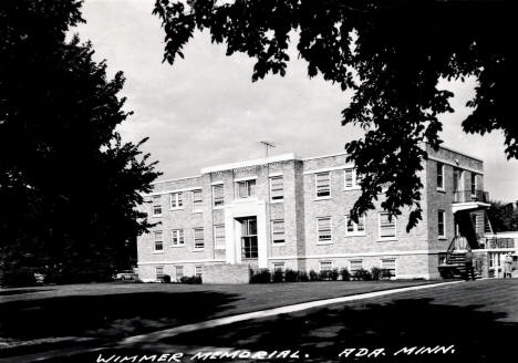 Wimmer Memorial Hospital, Ada, Minnrsota, 1968