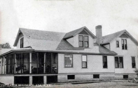 Patterson Residence, Ada, Minnesota, 1906