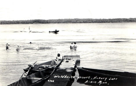 Waldheim Resort on Hickory Lakes, Aitkin, Minnesota, 1953