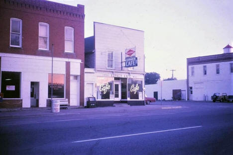 Street scene, Akeley, Minnesota, 1960s