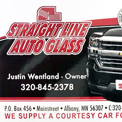 Straight Line Auto Glass, Albany, Minnesota