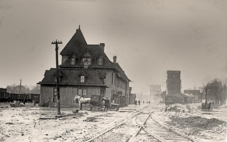 M&StL Depot, Albert Lea, Minnesota, 1908