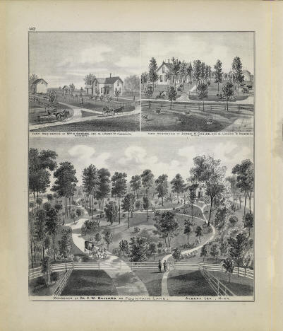 Albert Lea and Freeborn County, Minnesota Residences, 1874