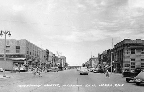 Broadway North, Albert Lea, Minnesota, 1950s