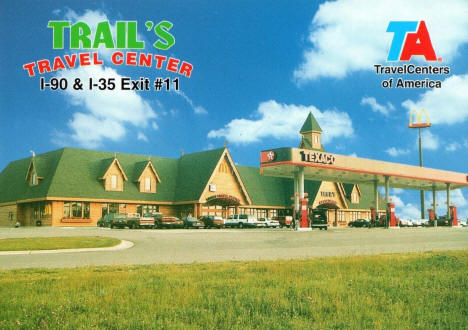 Trail's Travel Center, Albert Lea, Minnesota, 1990s