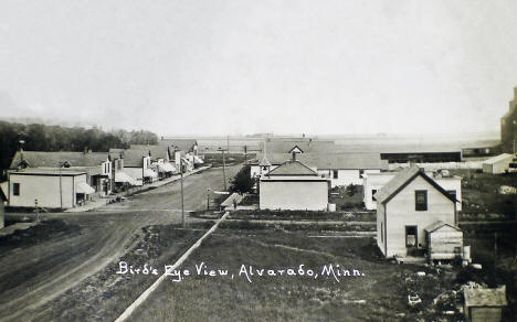 Birds-eye view of Alvarado, Minnesota, 1914