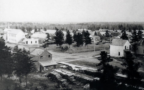 Birds eye view, Bagley, Minnesota, 1903