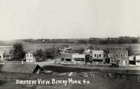 Birds-eye view, Biscay, Minnesota, 1910