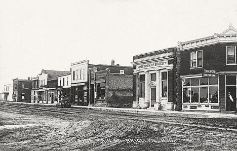 West side of Main Street, Bricelyn, Minnesota, 1910s
