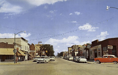 Street scene, Cass Lake, Minnesota, 1950s