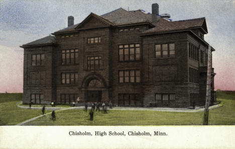 Chisholm High School, Chisholm Minnesota, 1908