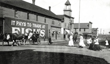 Fish's Market, Cloquet, Minnesota, 1907