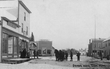 Street scene, Cook, Minnesota, 1910